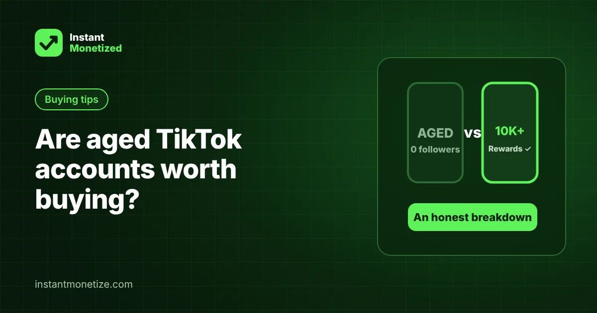 Are Aged TikTok Accounts Worth Buying? An Honest Breakdown