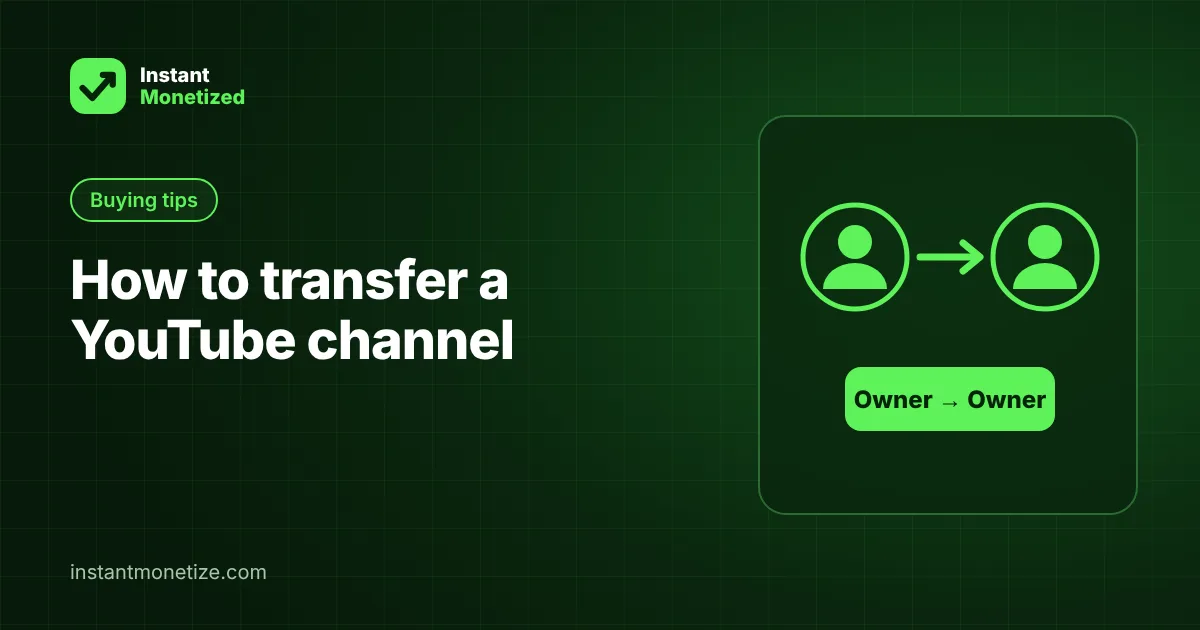 How to Transfer a YouTube Channel to Another Email or Account (2026)