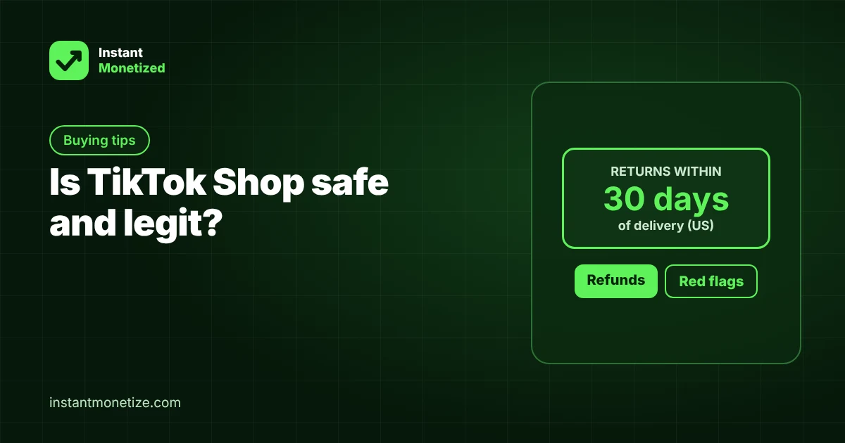 Is TikTok Shop Safe and Legit? (For Buyers and Sellers, 2026)