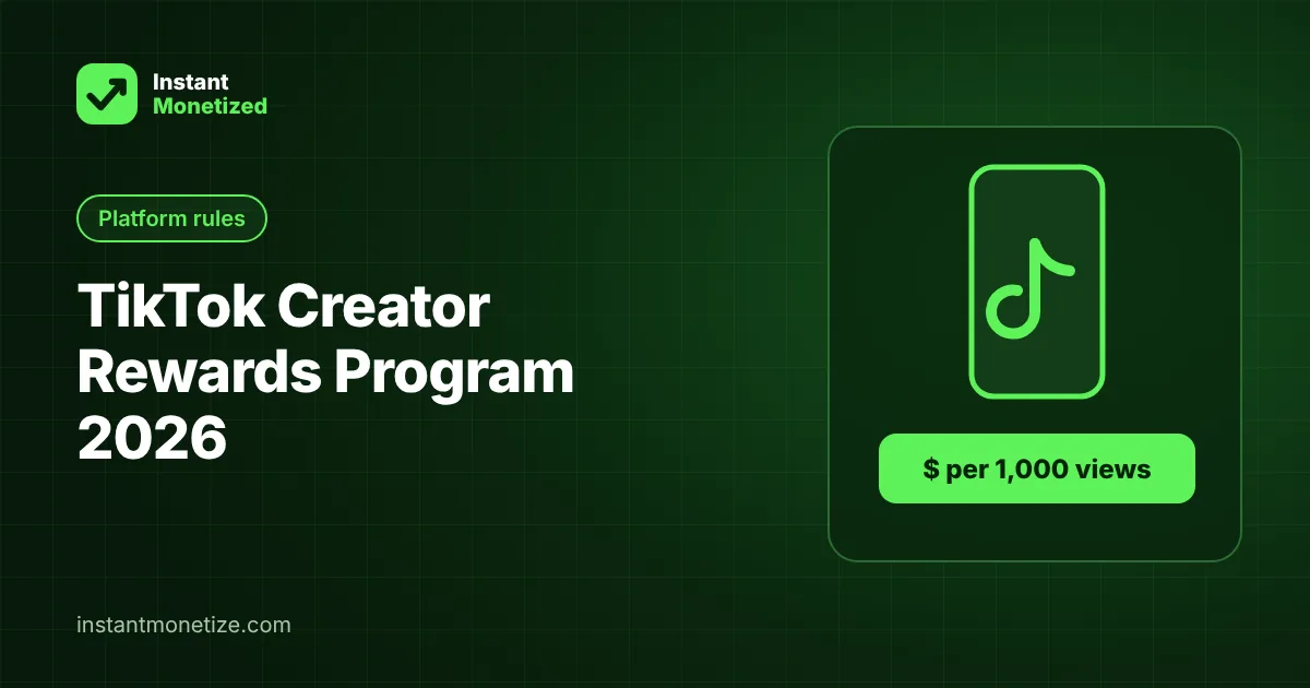 TikTok Creator Rewards Program 2026: Requirements, RPM and How Much It Pays