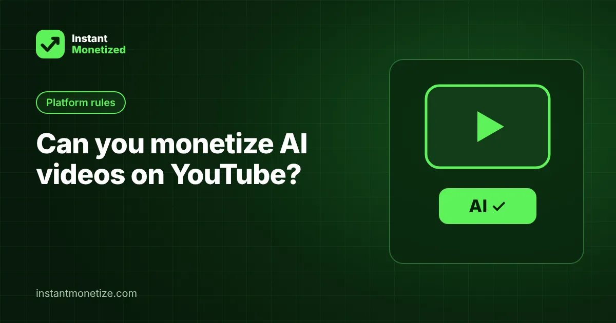 YouTube AI Disclosure Rules: Can You Monetize AI Videos in 2026?